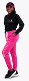 Women’s outfits Pink & Black, included detachable visors.