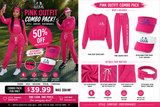 Women’s outfits Pink, included detachable visors.