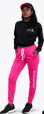 Women’s outfits Pink & Black, included detachable visors.