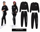 Women’s outfits Black, included detachable visors.