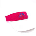 detachable visor pink and white