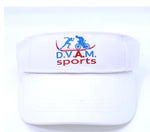 White detachable visor