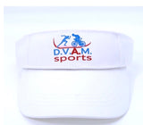 White detachable visor