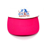 detachable visor pink and white