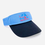 black and blue detachable visor